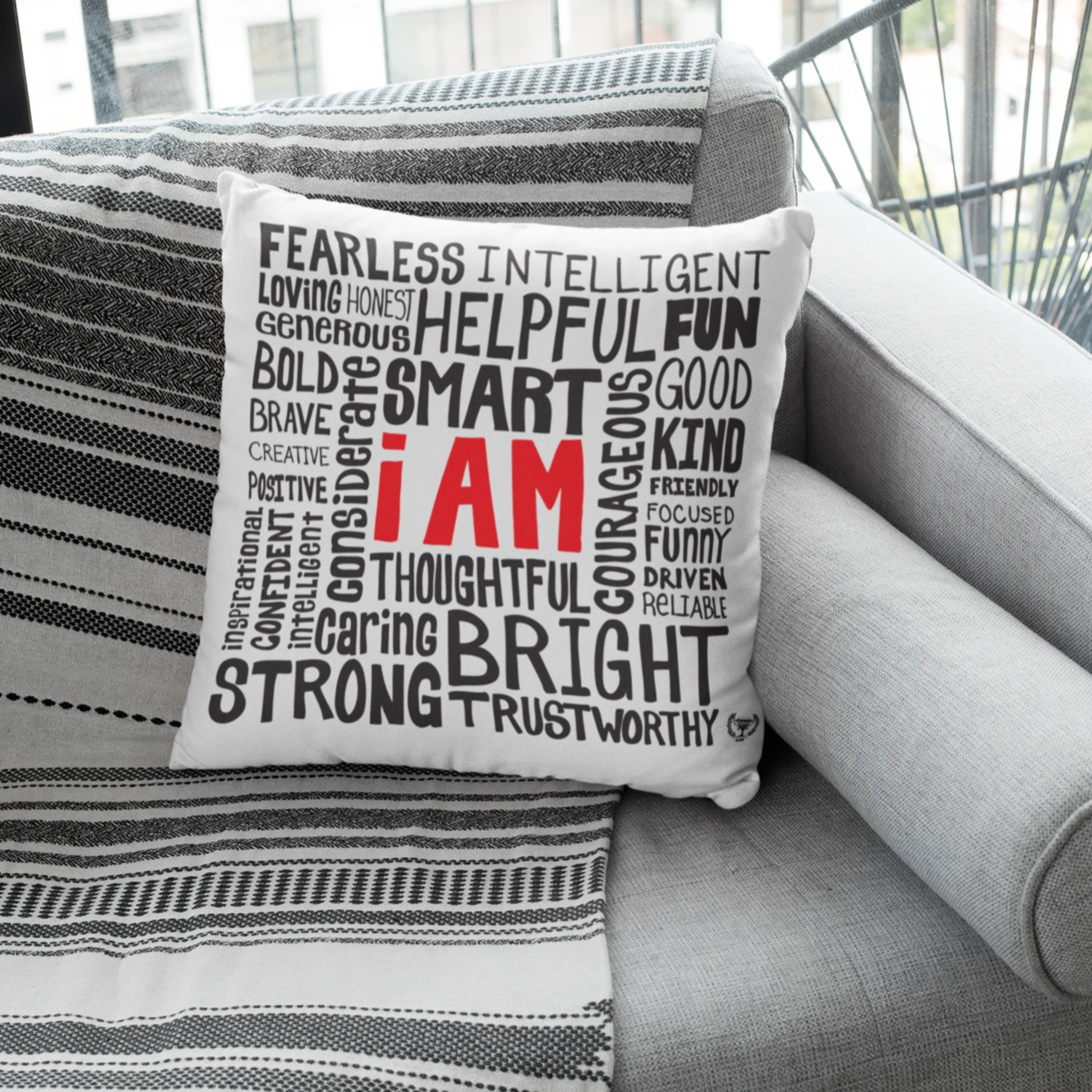 IAM Decorative Throw Pillow
